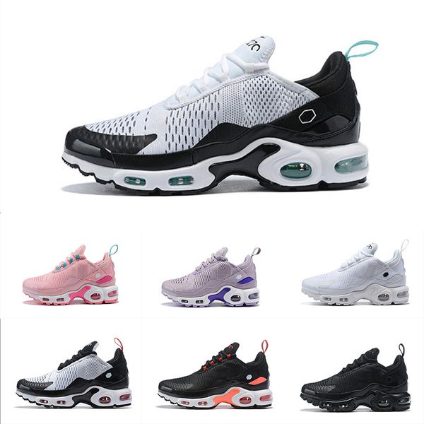 

2019 Chaussures Tn Plus Airs Triple Black White Mens Casual Shoes Tns Men Sports Sneakers Size US7-11