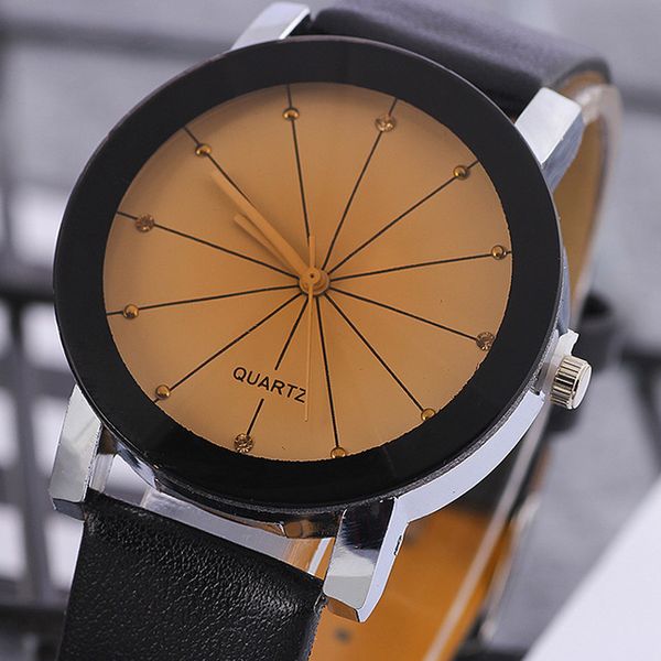 

students new fashion elegant personality quartz alloy watch simple style joker men and women lovers belt watch, Slivery;brown