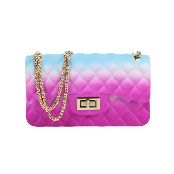 

pvc jelly women shoulder bags fashion messenger bag girl hasp flap ladies crossbody bag travel small elegant handbag female