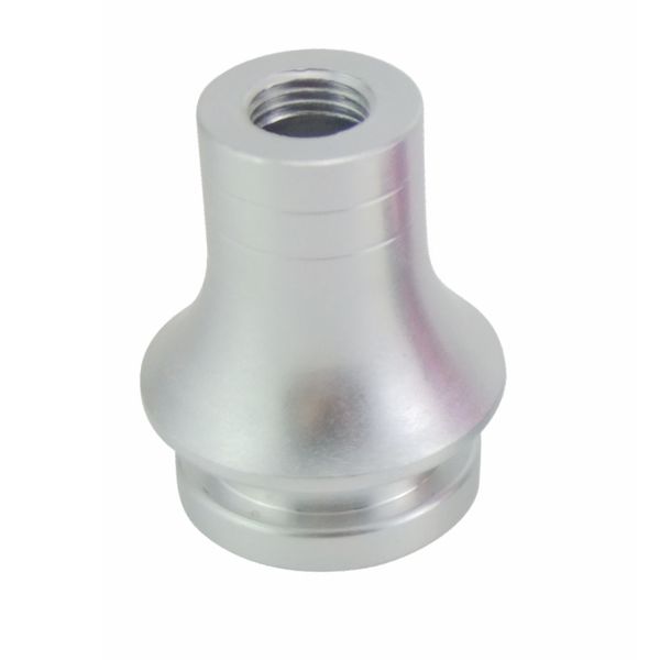 

polished shift knob boot retainer for gear shifter lever 12mmx1.25mm silver