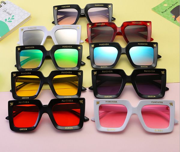 Acheter Lunettes De Soleil Enfants De Concepteur 2019 Nouvelles Lettres Dabeilles De Dessin Animé Lettre Imprimées Parasols Garçons Uv Dazzle Couleur