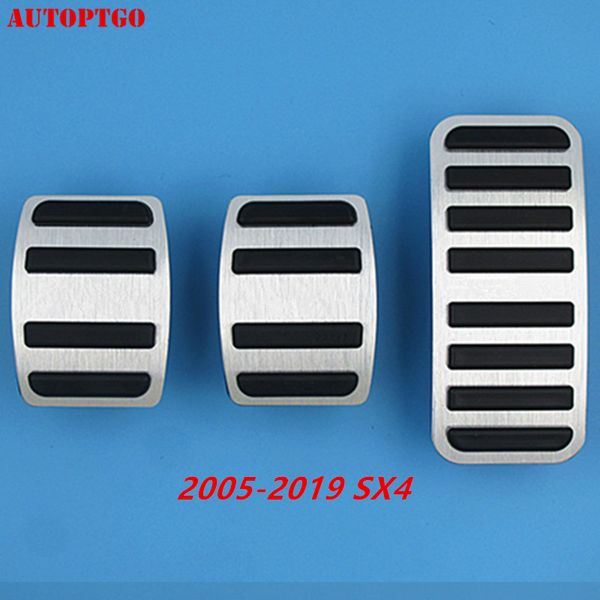 

manual car foot accelerator/gas brake pedal styling pedals kit for suzuki sx4 at mt 2005-2019