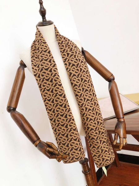 

man womens designer scarfs fashion autumn winter wool blend warm scarves for mens woman full b letters size about 180*30cm, Blue;gray