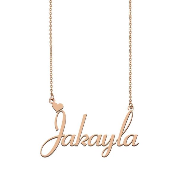 

jakayla name necklace , custom name necklace for women girls friends birthday wedding christmas mother days gift, Silver
