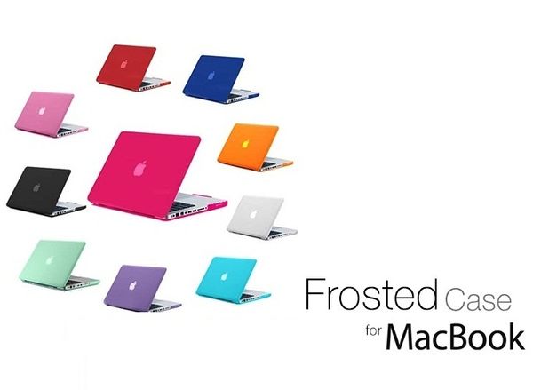 

frosted matte hard case for macbook air pro retina 11 12 13 inch front back full body lapcase shell cover a1369 a1466 a1708 a1278 a1465