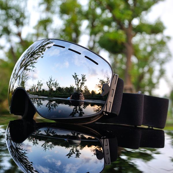 

acexpnm brand ski goggles double layers uv400 anti-fog big ski mask glasses skiing men women snow snowboard goggles eyewear