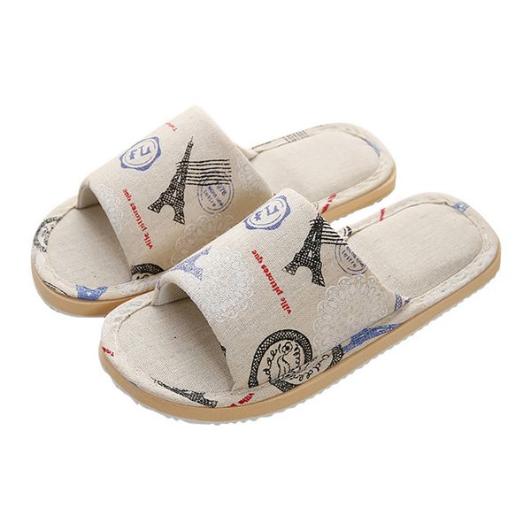 

puimentiua slippers broken flower home slippers 2019 new fashion female and male cotton floor casual shoes, Black