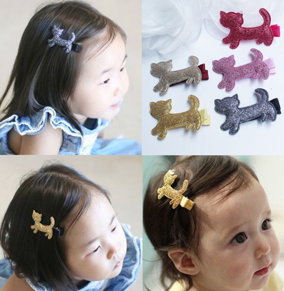Acheter Barrettes Pour Bébés Chat Petites Filles Accessoires De Cheveux Enfants Vêtements De Coiffure épingle à Cheveux épingles à Cheveux Fête