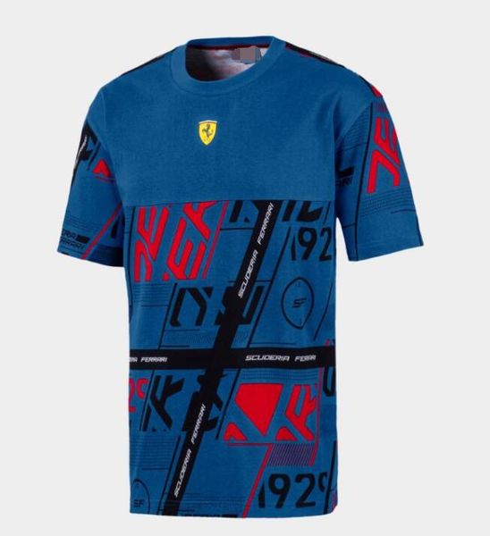 

новый гоночный костюм f1 футболка jaguar с коротким рукавом ferrari рабочая одежда mercedes профессиональный спортивный быстросохнущий гоноч