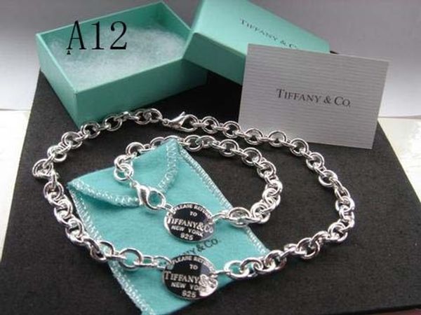 

Бесплатная доставка 2018 Hot tiffany925 Серебряный Омар пряжка A12 ювелирные изделия ожерелье и браслет оригинальная упаковка подарочные коробки набор горячий