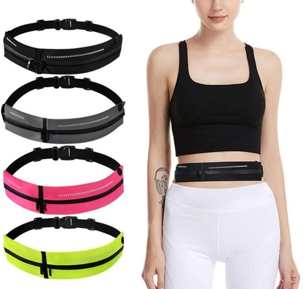 

running belt waist bag fanny pack pack jogging hiking cycling gym fitness bag waterproof phone container holder for women