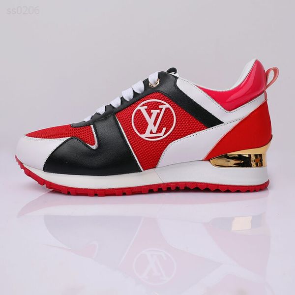 

european station luxury woman sports shoes real leather suede runner shoes waterproof custom platform fashion casual shoes, Black