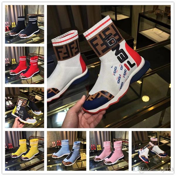 

Новые Дизайнеры моды Роскошные ботинки для женщин мужчин Speed ​​Trainer Red Triple Black Пло