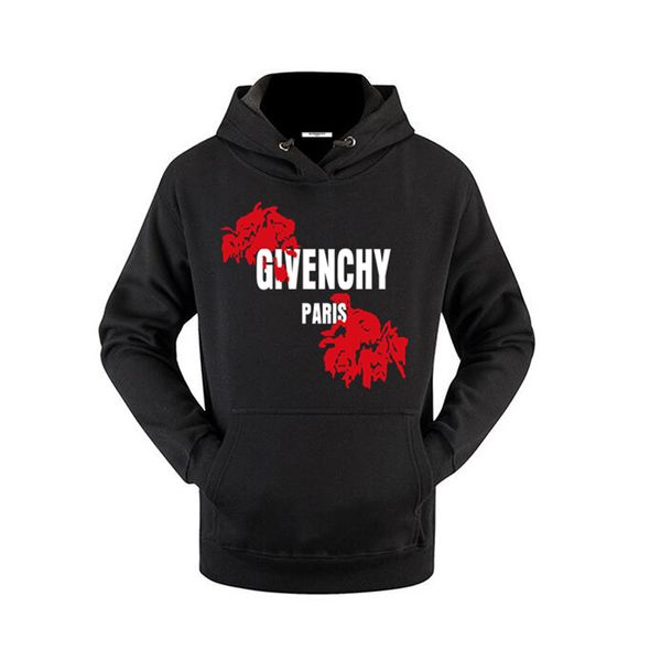 

19ss fashion.givenchys2. flower brand hoodies men women outerwear designers sweatshirt paris streetwear short sleeve luxury pullover 3xl/giv, Black