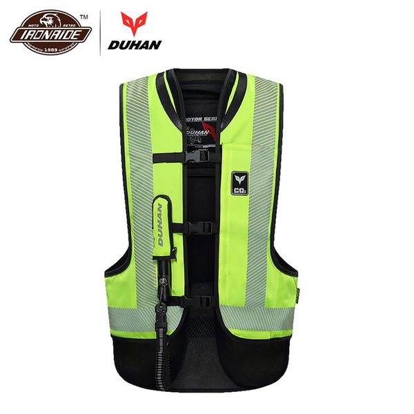 

duhan motorcycle air-bag vest motorcycle vest advanced air bag system protective gear reflective motorbike airbag moto