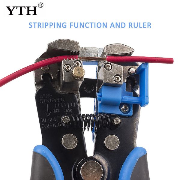 

yth wire stripper crimping pliers crimper cable cutter automatic self-adjusting terminal 0.2-6.0mm2 stripping trimming tool