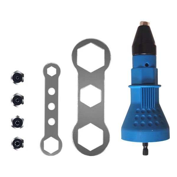 

electric rivet nut machine riveting tool cordless riveting drill adaptor insert nut tool drill adapter 2.4mm-4.8mm