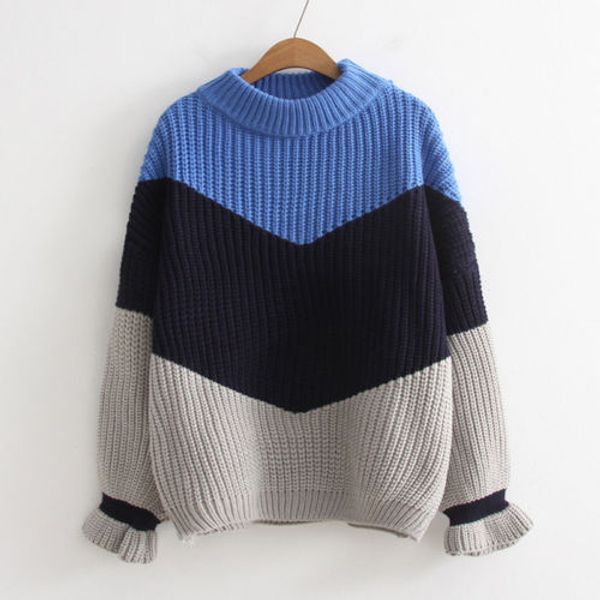 

women's long sleeve fleece loose winter warm casual jumper pullover, White;black