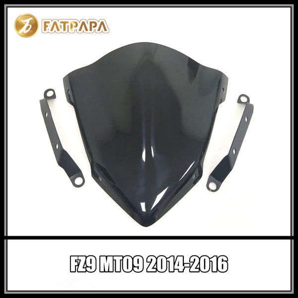 

mt-09 motorcycle accessories windshield for fz9 mt09 mt 09 2014-2016 2015