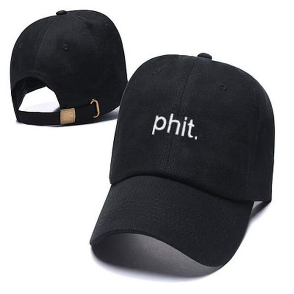 

2020 new cultural letters phit. hip-hop hat men and women couple hat embroidery baseball cap hip-hop performance cap wholesale wqjdt, Black;white