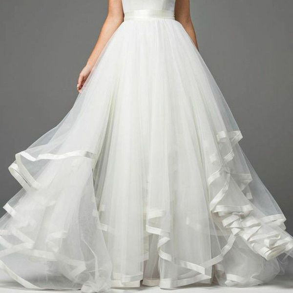 2020 novo vestido de casamento longo barato vestido nupcial tulle tutu mulheres noiva cocktail from ballskirt