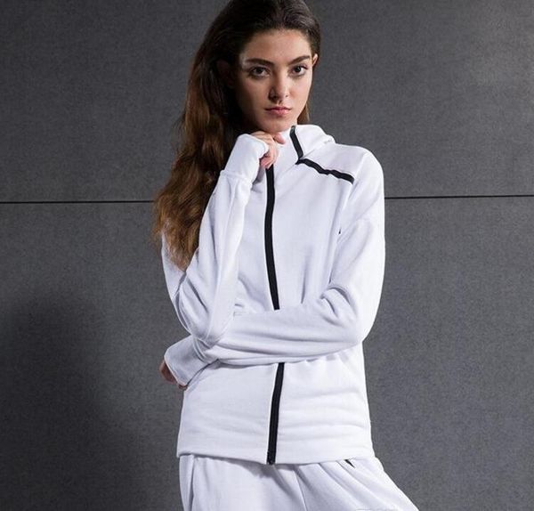 

hooded jacket tracksuit sweatshirts sweat suit for mens hoodies brand clothing jackets sportswear sets 2 colors men women, Black