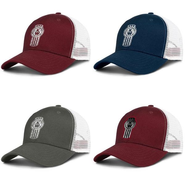 

kenworth w900 trucks white marble adjustable trucker cap dad designer vintage baseball hat old mechanics drive dump kenworth, Blue;gray