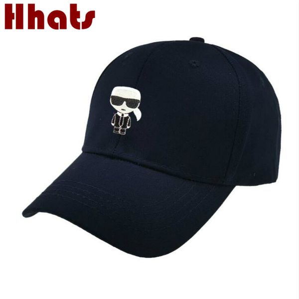 

designer karl baseball cap for men cotton adjustable hip hop dad hat summer cartoon embroidery snapback male hat kpop male cap, Blue;gray