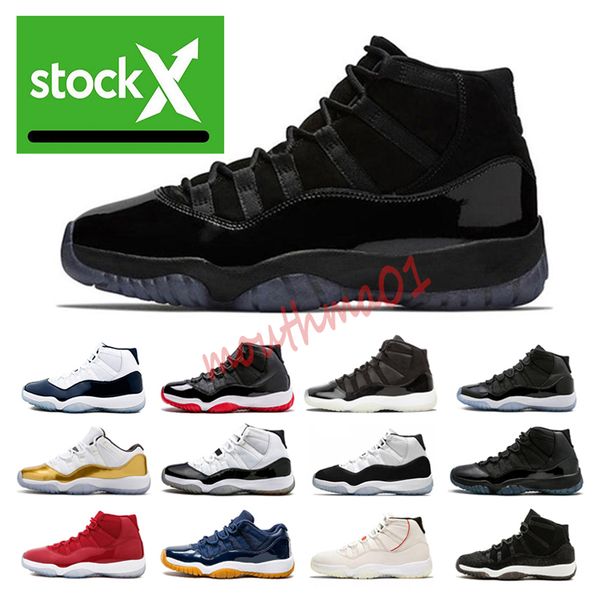 

2020 stock x mens basketball shoes 11s white bred snakeskin vast grey concord 45 23 gamma blue 11 womens sports sneaker trainers