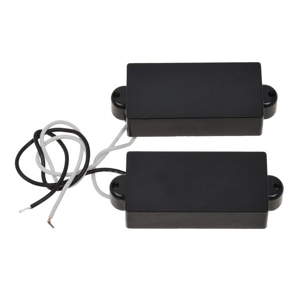 

1 set 4 string noiseless pickup black for precision p-bass guitar replacement