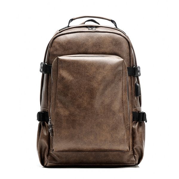 

backpack leather foreskin men's shoulder casual fashion business first layer leather travel large capacity wallet computer bags