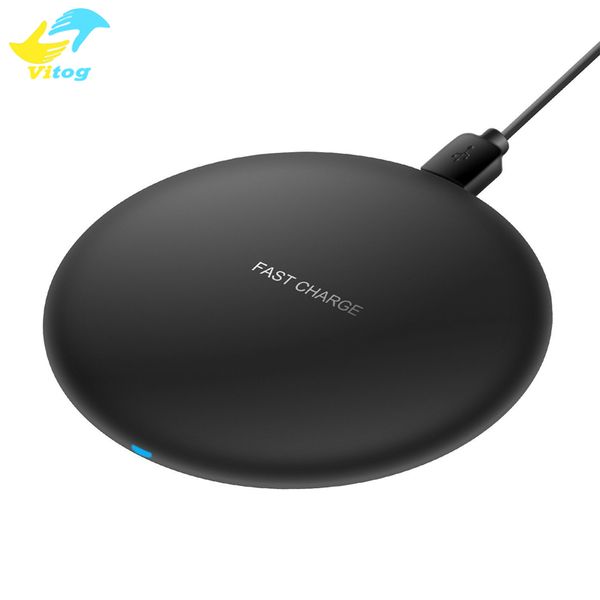 

vitog ce сертифицированы 10w fast qi n5 беспроводное зарядное устройство для смартфона samsung galaxy s10 s9 примечание 9 s10 usb зарядный p
