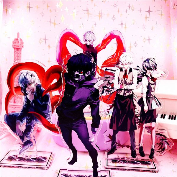 

tokyo ghoul:re kaneki ken sasaki haise takizawa juuzou uta furuta mini acrylic figures keychain toys dolls, Silver