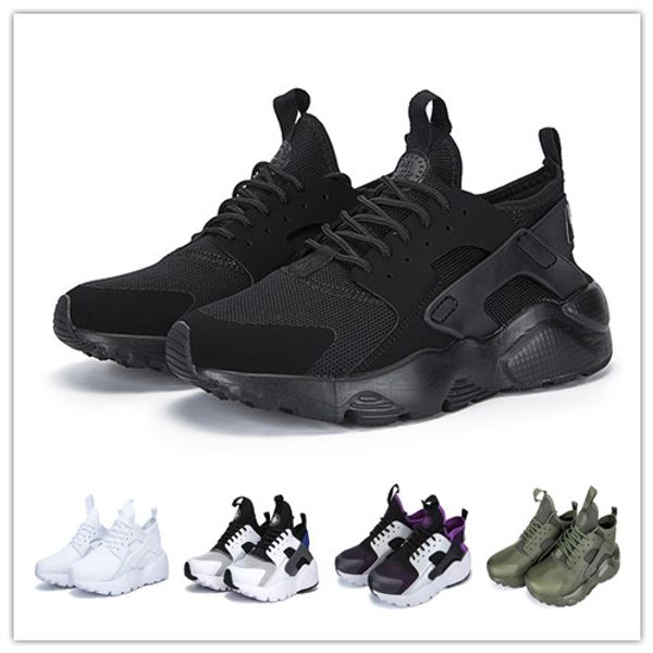 

Huarache 4 0 ca ual hoe luxury cla ic fa hion men de igner hoe black white men trainer women neaker outdoor hiking jogging cheap