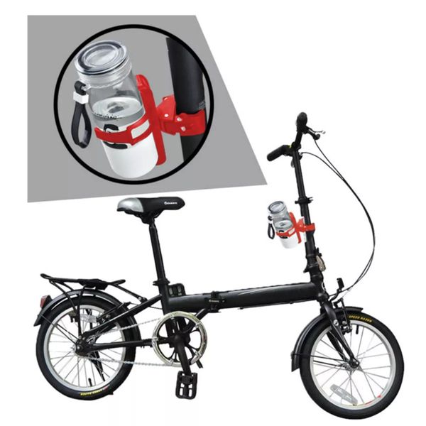 BIKIGHT Portabicchieri per auto Supporto per portaborraccia da ciclismo all'aperto Può essere montato su uno scooter o una bicicletta.