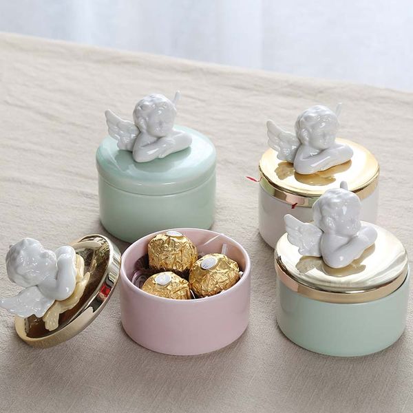 

gift wrap creative love ceramic shou shi he zi candy box married with souvenir nordic personality birthday