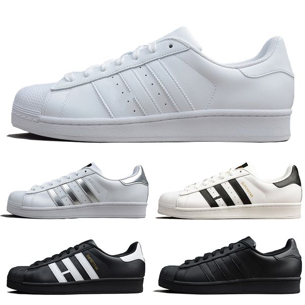 

Superstar Women Men Casual Shoes White Black Green Silver Superstars 80s Pride Super Star Designer Trainer Sport Sneakers Free Shipping