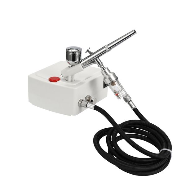 

kkmoon gravity feed dual action airbrush air compressor kit for art painting manicure spray model air brush nail tool set