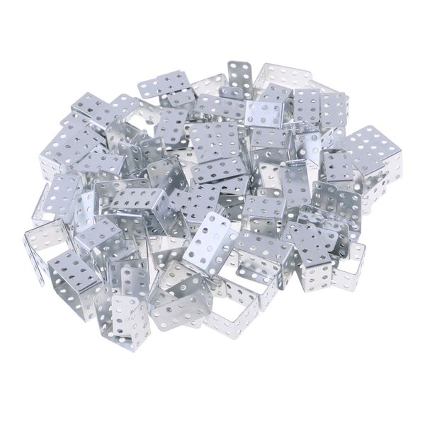 

100 pieces u type 15mm small iron bracket connector for diy model accessories