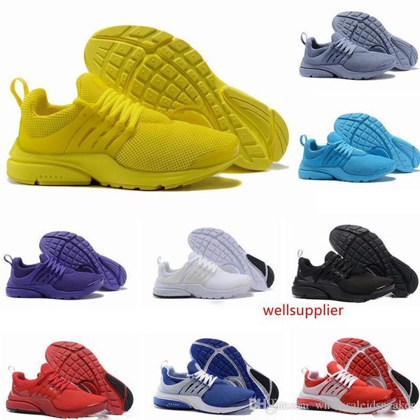 

prestos new 5 running shoes men women presto ultra br qs yellow pink oreo outdoor fashion jogging sneakers size us 5.5-12