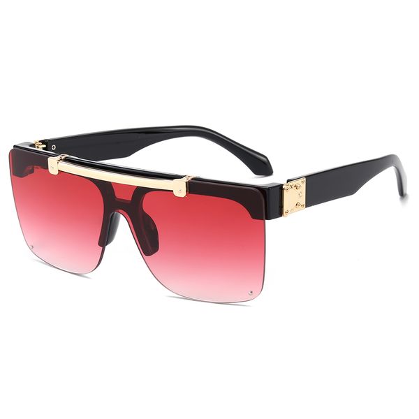 

лучшие брендовые солнцезащитные очки без оправы, роскошные мужские и женские солнцезащитные очки uv400 высокое качество 8 стилей опционально, White;black