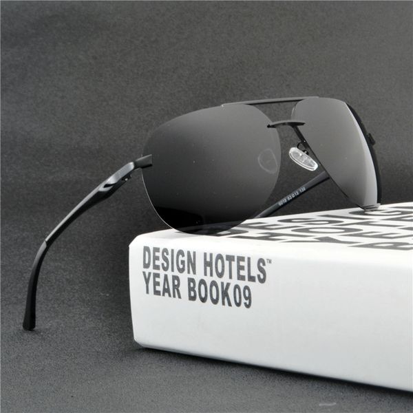 

mincl/ brand design polarized sunglasses men driving square frame sun glasses male classic goggles eyewear with box fml, White;black