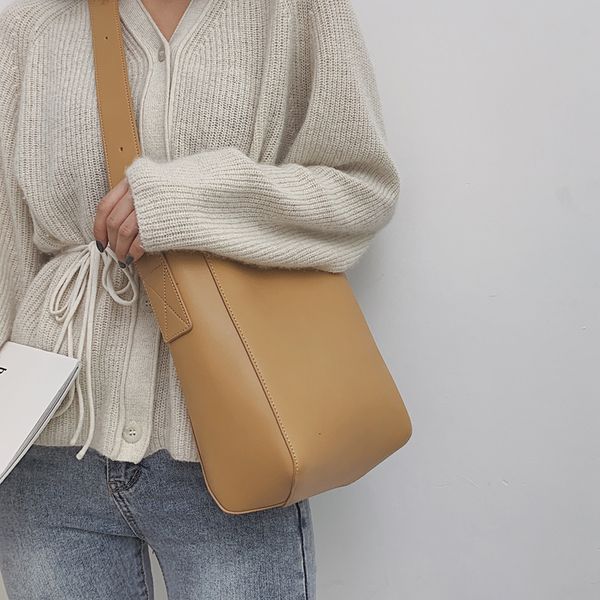 

litthing pu leather shoulder bag 2019 fashion women luxury handbags purses solid color wallet bag bolsa feminina dropshipping