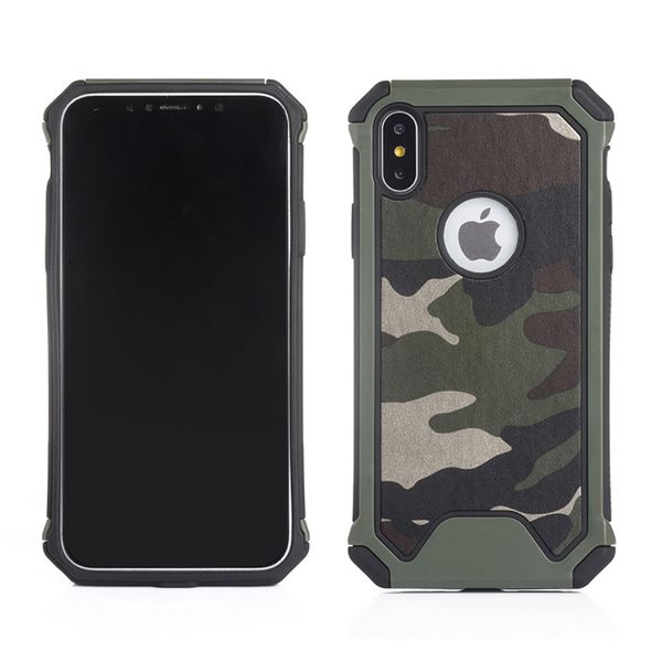 

3 in1 army camouflage phone cover for iphone x 8 7 6s 6 plus case for iphone 5 5s 5c se case soft tpu phone back cover case