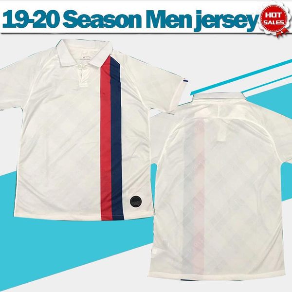 

2020 #7 mbappe #10 neymar jr third soccer jerseys 19/20 men white #6 verratti #9 cavani soccer shirts customized football uniforms, Black;yellow