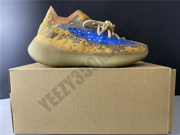 

2020 blue oat reflective kanye west og runner 380 v3 3m q47306 men sneakers kanyewest sports shoes running shoes man light trainers 36-48