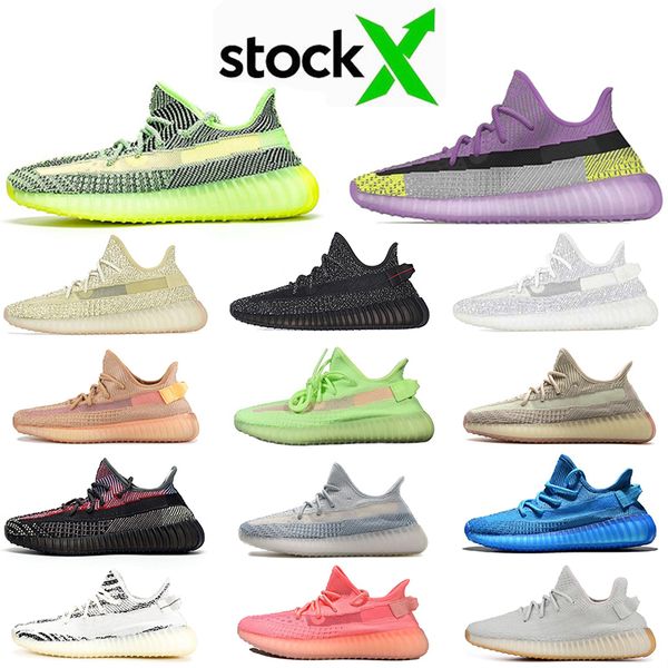 

sale stock x cloud white citrin yecheil running shoes for men women black clay glow quality sneakers size eur 36-46