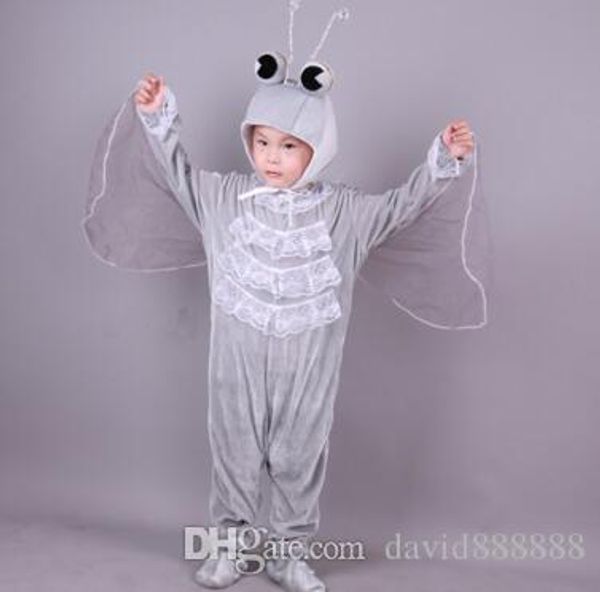 

2019 new style children cosplay the fly insects perform clothing boys and girls dance conjoined clothes kqqp45, Black