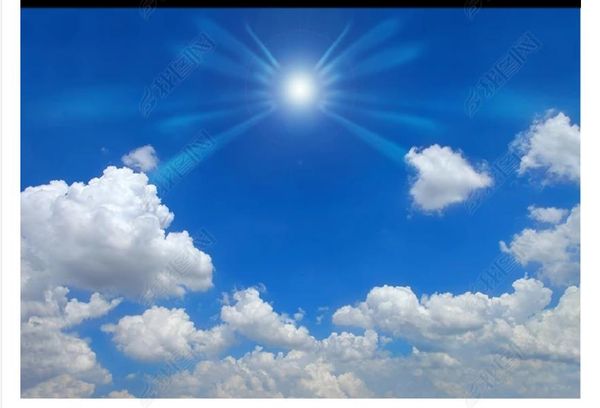 

custom 3d p ceiling zenith interior decorative mural blue sky clouds sunshine bedroom l lobby ceiling mural wallpaper for walls 3d