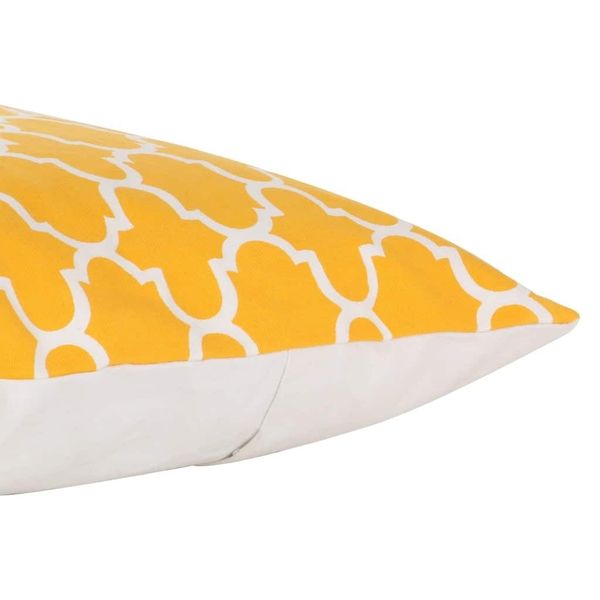 

cushions with handmade print 2 units 40x60cm yellow other home textile